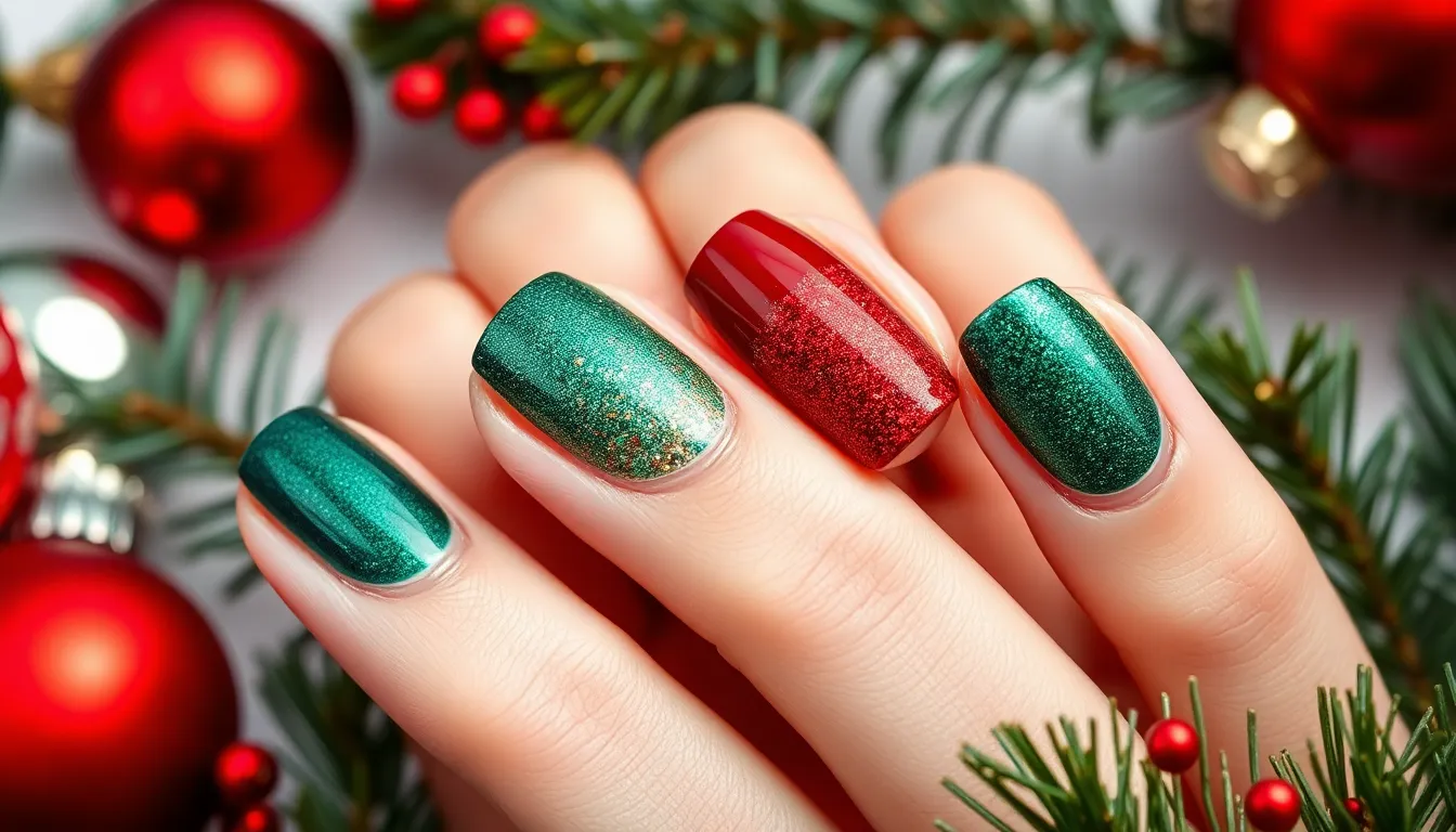 10 Easy Christmas Nail Art Ideas for Beginners (Step-by-Step Guide!) 10 10 Easy Christmas Nail Art Ideas for Beginners (Step-by-Step Guide!) 9