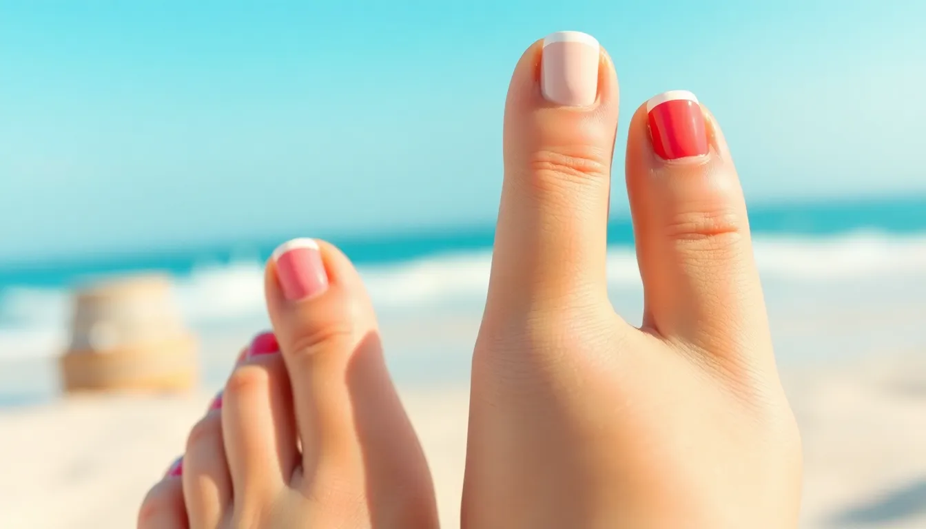 15 Easy Toe Nail Designs for Beginners That Look Like You Went to a Salon 10 15 Easy Toe Nail Designs for Beginners That Look Like You Went to a Salon 9