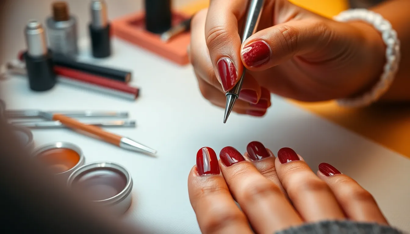 25 Stunning Fall Nail Designs for Short Nails That Actually Look Amazing 10 25 Stunning Fall Nail Designs for Short Nails That Actually Look Amazing 9