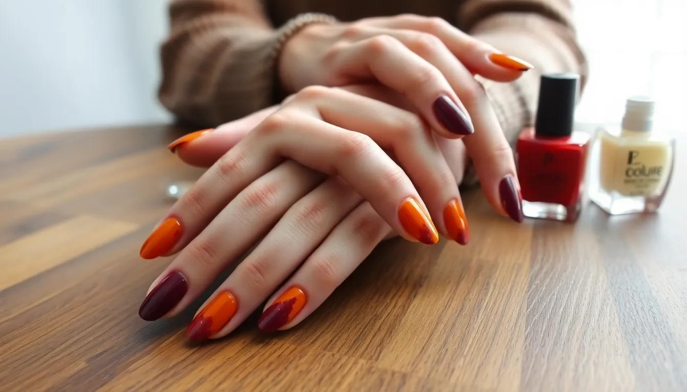 Fall Nails Different Color Each Nail: 15 Stunning Multi-Color Autumn Manicure Ideas 10 Fall Nails Different Color Each Nail: 15 Stunning Multi-Color Autumn Manicure Ideas 9