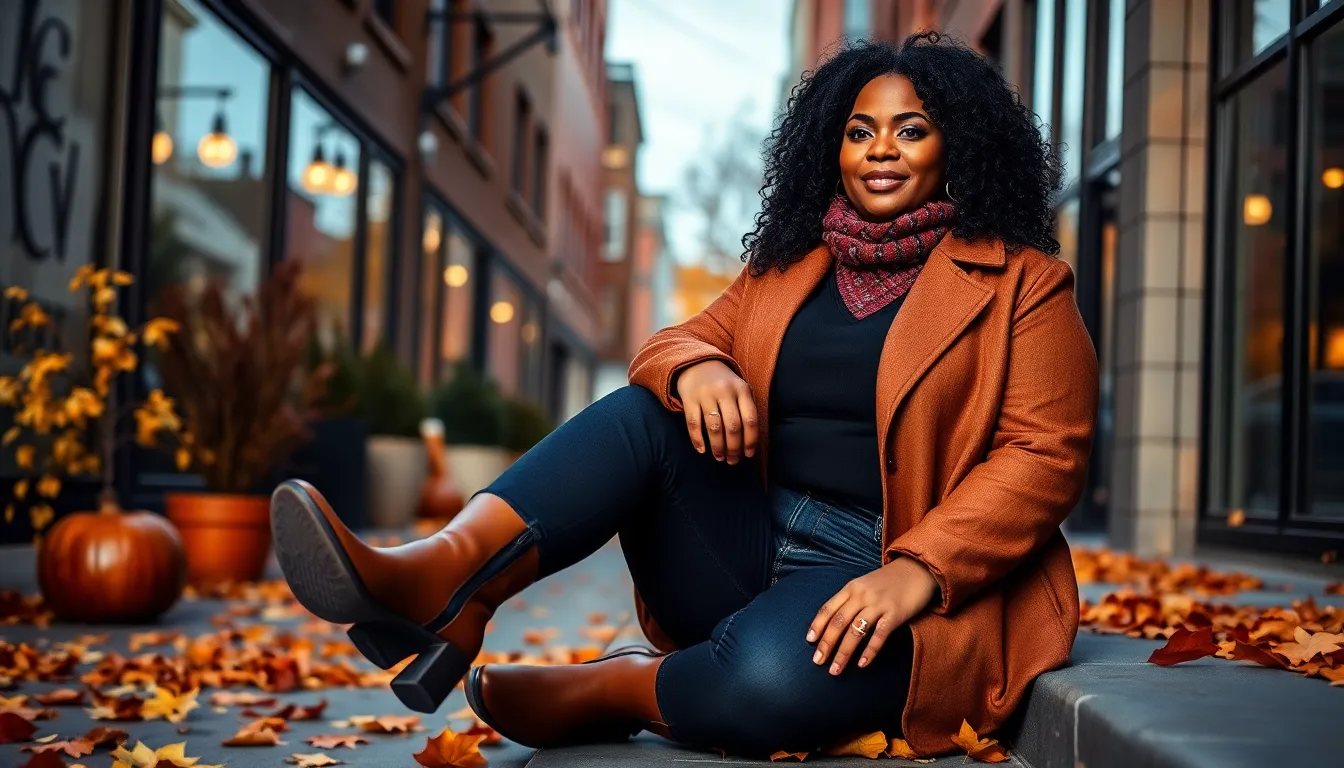 25 Stunning Fall Outfits for Plus Size Black Women: Style Tips That Celebrate Your Curves 10 25 Stunning Fall Outfits for Plus Size Black Women: Style Tips That Celebrate Your Curves 9