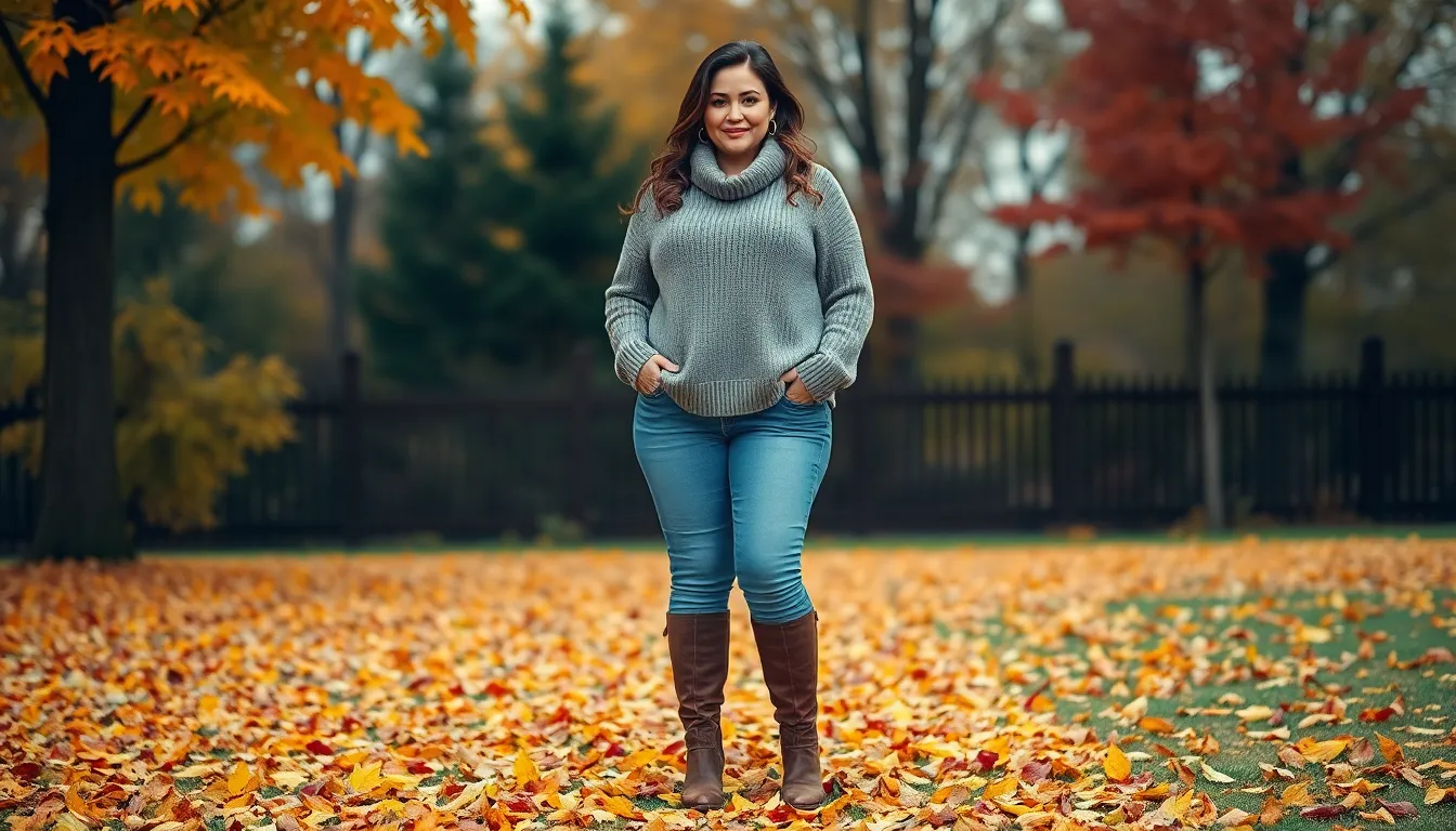 25 Stunning Fall Outfits for Plus Size Women That'll Make You Feel Amazing 10 25 Stunning Fall Outfits for Plus Size Women That'll Make You Feel Amazing 9
