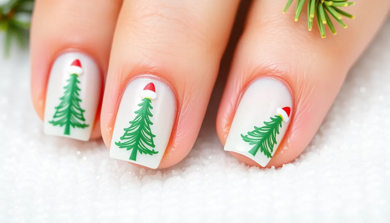 25 Stunning French Tip Christmas Nail Ideas for Square Nails (2025 Holiday Trends) 10 25 Stunning French Tip Christmas Nail Ideas for Square Nails (2025 Holiday Trends) 9