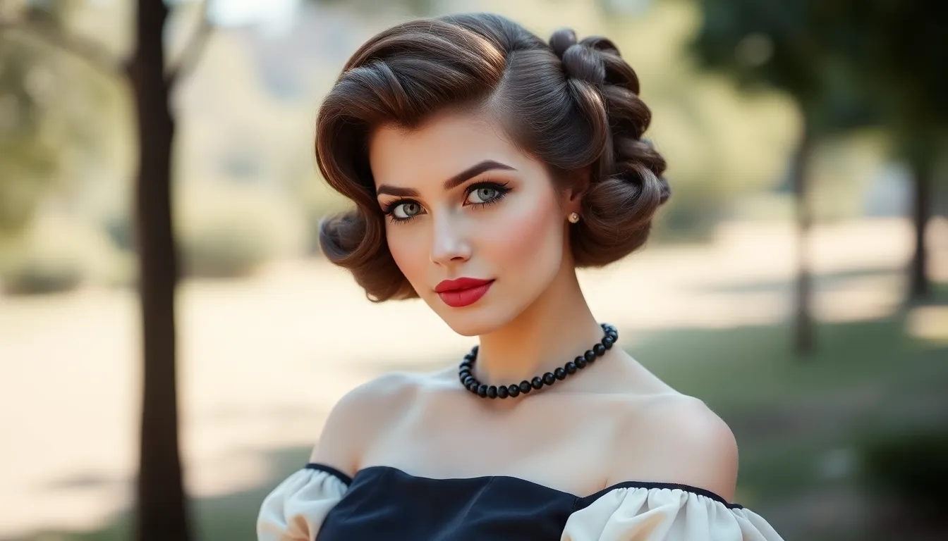 Perfect Hair Styles for Off the Shoulder Dress: 15 Stunning Looks That Flatter 10 Perfect Hair Styles for Off the Shoulder Dress: 15 Stunning Looks That Flatter 9