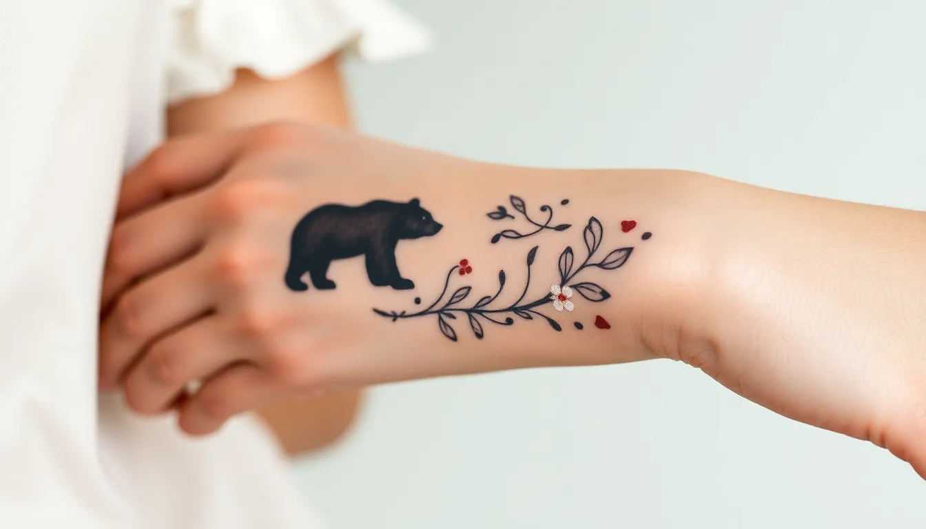 50+ Fierce Mama Bear Tattoo Ideas for Women Who Protect Their Cubs 10 50+ Fierce Mama Bear Tattoo Ideas for Women Who Protect Their Cubs 9