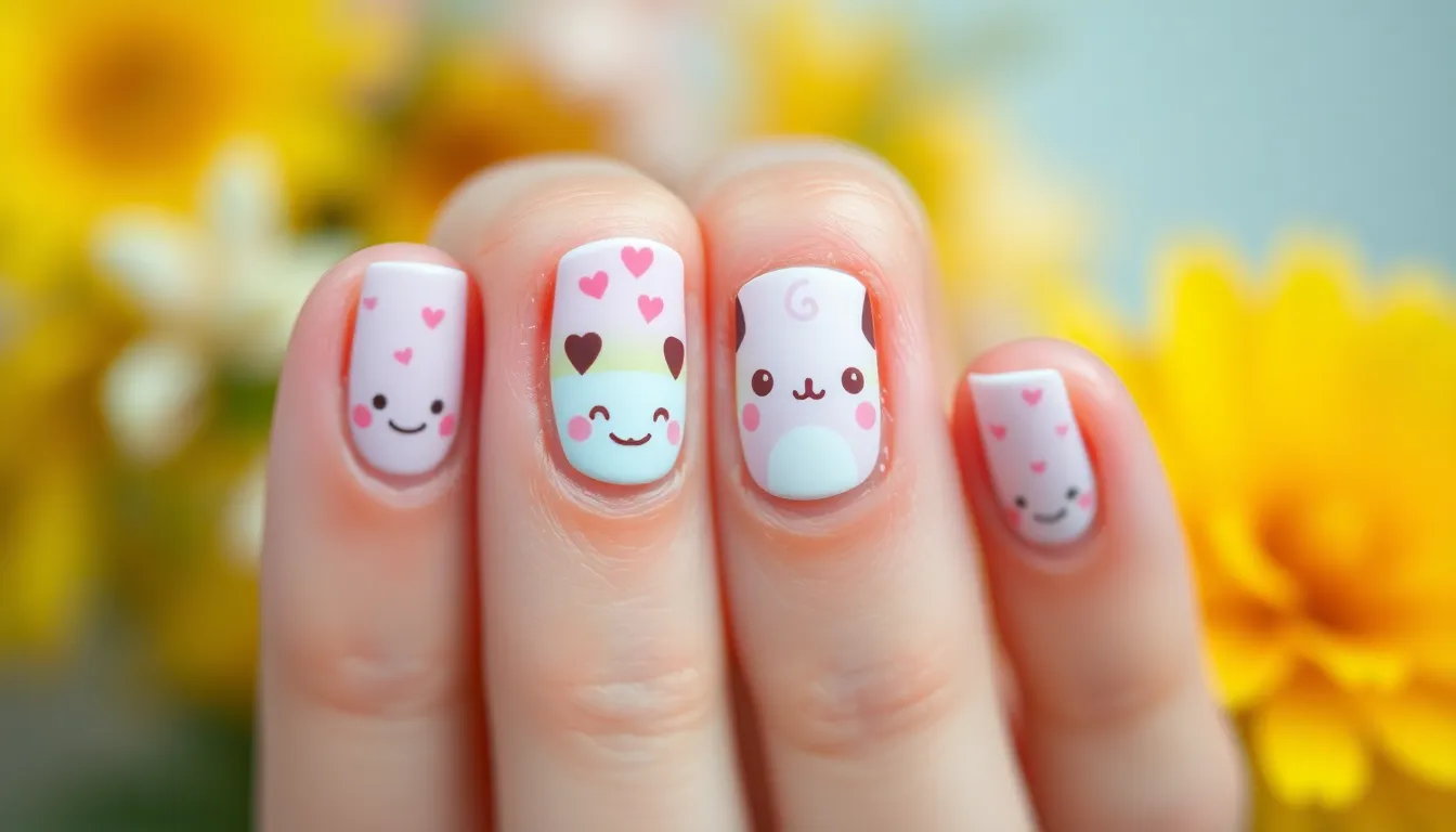 50+ Stunning Nail Art Ideas for Short Nails That Look Amazing in 2025 10 50+ Stunning Nail Art Ideas for Short Nails That Look Amazing in 2025 9