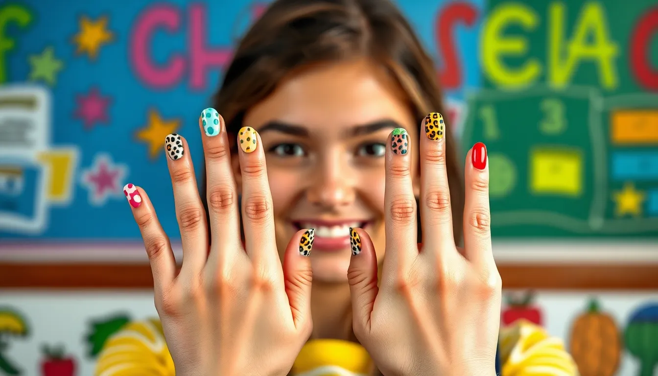 30+ Cute Back to School Nail Ideas That Are Classroom-Approved & Trendy 10 30+ Cute Back to School Nail Ideas That Are Classroom-Approved & Trendy 9
