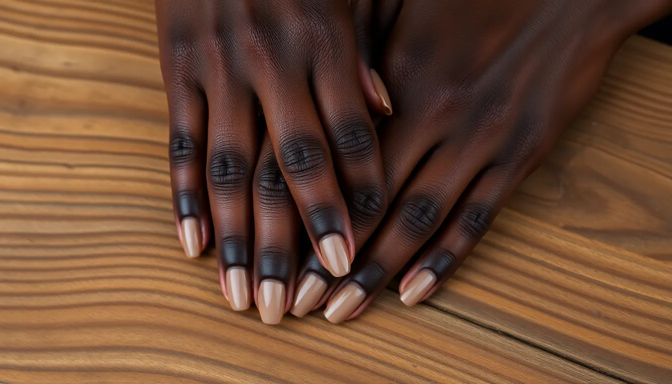 15 Best Neutral Nail Colors for Dark Skin That Actually Look Amazing 10 15 Best Neutral Nail Colors for Dark Skin That Actually Look Amazing 9