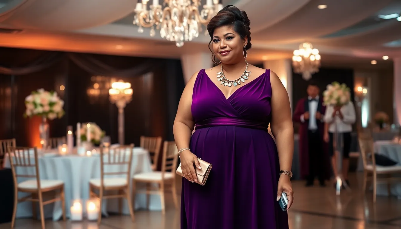 Classy Plus Size Wedding Guest Dresses: 15 Elegant Styles That Flatter Every Curve 10 Classy Plus Size Wedding Guest Dresses: 15 Elegant Styles That Flatter Every Curve 9