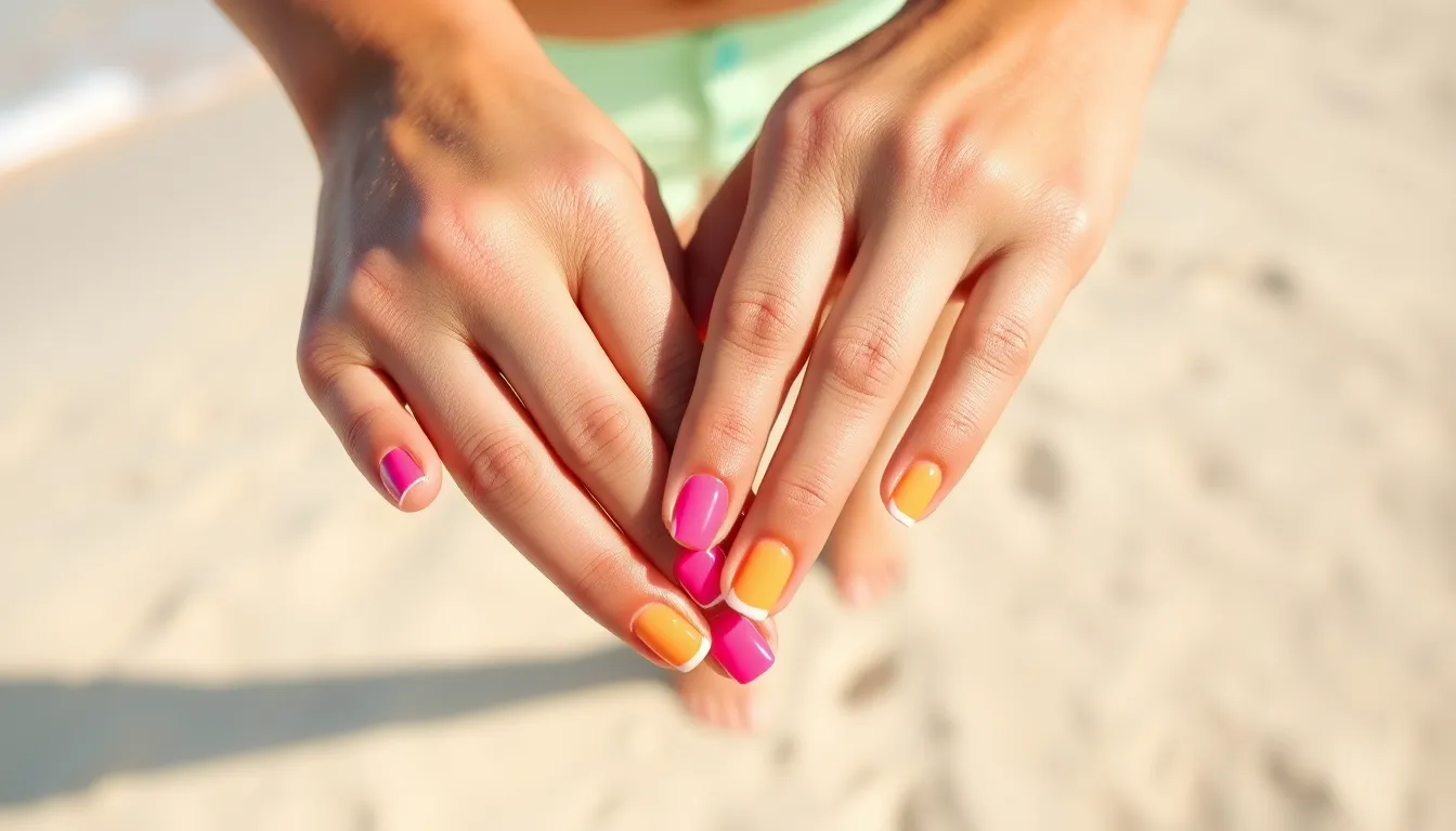 50+ Spring Break Nail Ideas French Tip Designs to Turn Heads This Season 10 50+ Spring Break Nail Ideas French Tip Designs to Turn Heads This Season 9