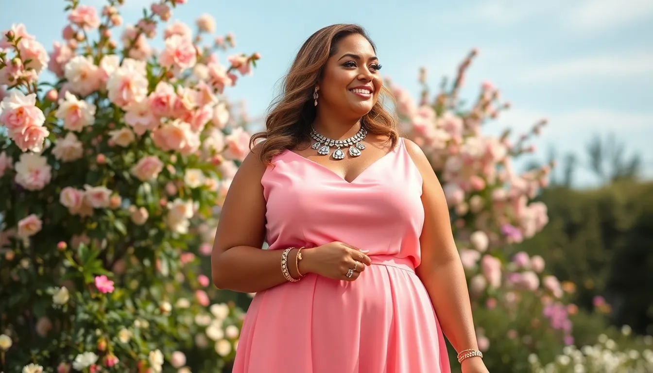 Spring Wedding Guest Dresses Plus Size: 15 Stunning Styles That Flatter Your Curves 10 Spring Wedding Guest Dresses Plus Size: 15 Stunning Styles That Flatter Your Curves 9