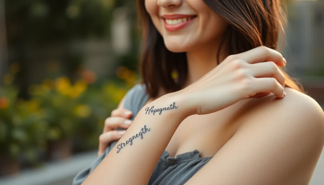 50+ Meaningful Quote Tattoo Ideas for Women: Empowering & Inspirational Designs 10 50+ Meaningful Quote Tattoo Ideas for Women: Empowering & Inspirational Designs 9