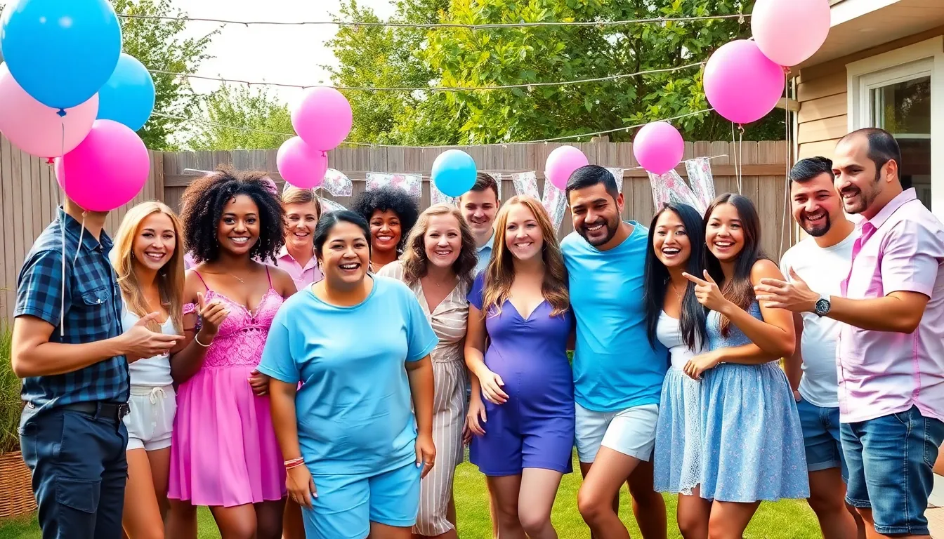 What to Wear to a Gender Reveal Party: 7 Perfect Outfit Ideas That Won't Upstage Mom 10 What to Wear to a Gender Reveal Party: 7 Perfect Outfit Ideas That Won't Upstage Mom 9