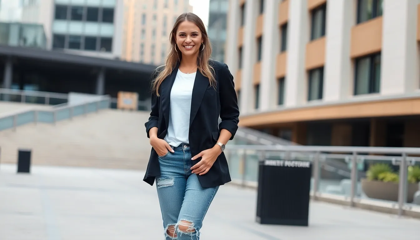 15 Chic Black Blazer Outfits for Women: Casual Styling Ideas That Work 12 15 Chic Black Blazer Outfits for Women: Casual Styling Ideas That Work 11