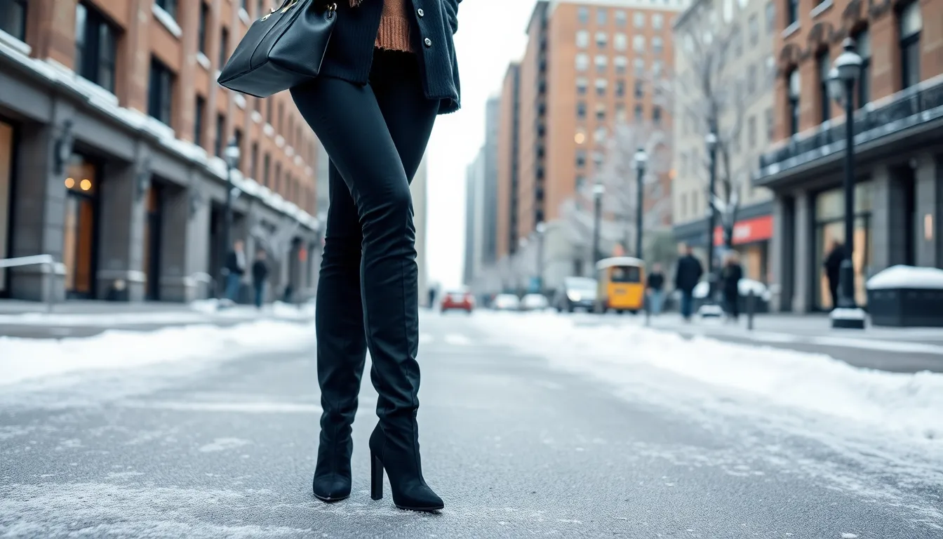 25 Chic Black Knee High Boots Winter Outfits That'll Keep You Stylish & Warm 12 25 Chic Black Knee High Boots Winter Outfits That'll Keep You Stylish & Warm 11