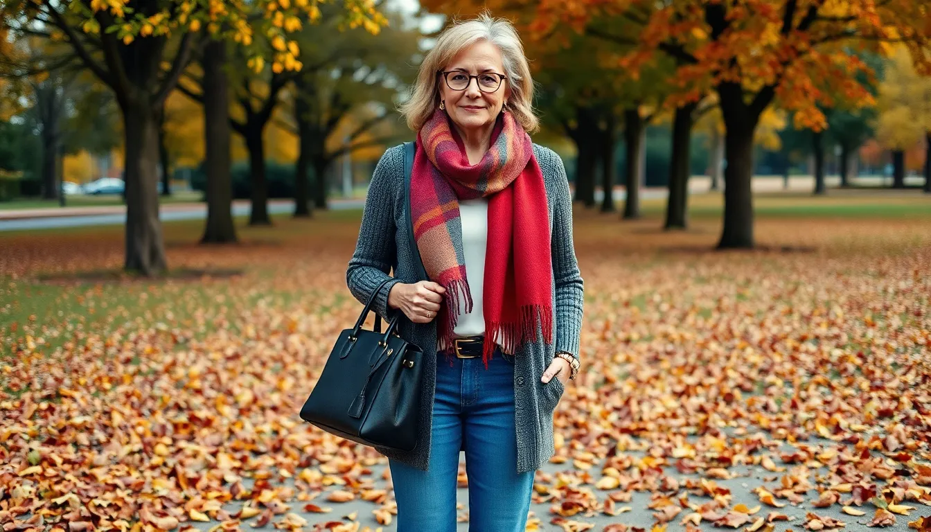 25 Chic Casual Fall Outfits for Women Over 40 That Look Effortlessly Stylish 12 25 Chic Casual Fall Outfits for Women Over 40 That Look Effortlessly Stylish 11
