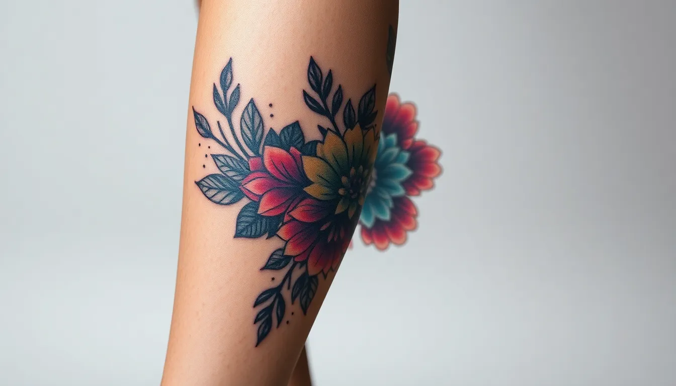 25 Stunning Leg Tattoo Cover Up Ideas for Women (Transform Your Unwanted Ink!) 12 25 Stunning Leg Tattoo Cover Up Ideas for Women (Transform Your Unwanted Ink!) 11