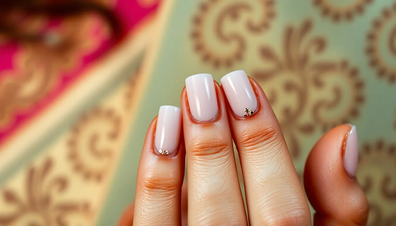 30 Stunning Indian Bridal Nail Art Ideas for Your Perfect Engagement Day 12 30 Stunning Indian Bridal Nail Art Ideas for Your Perfect Engagement Day 11