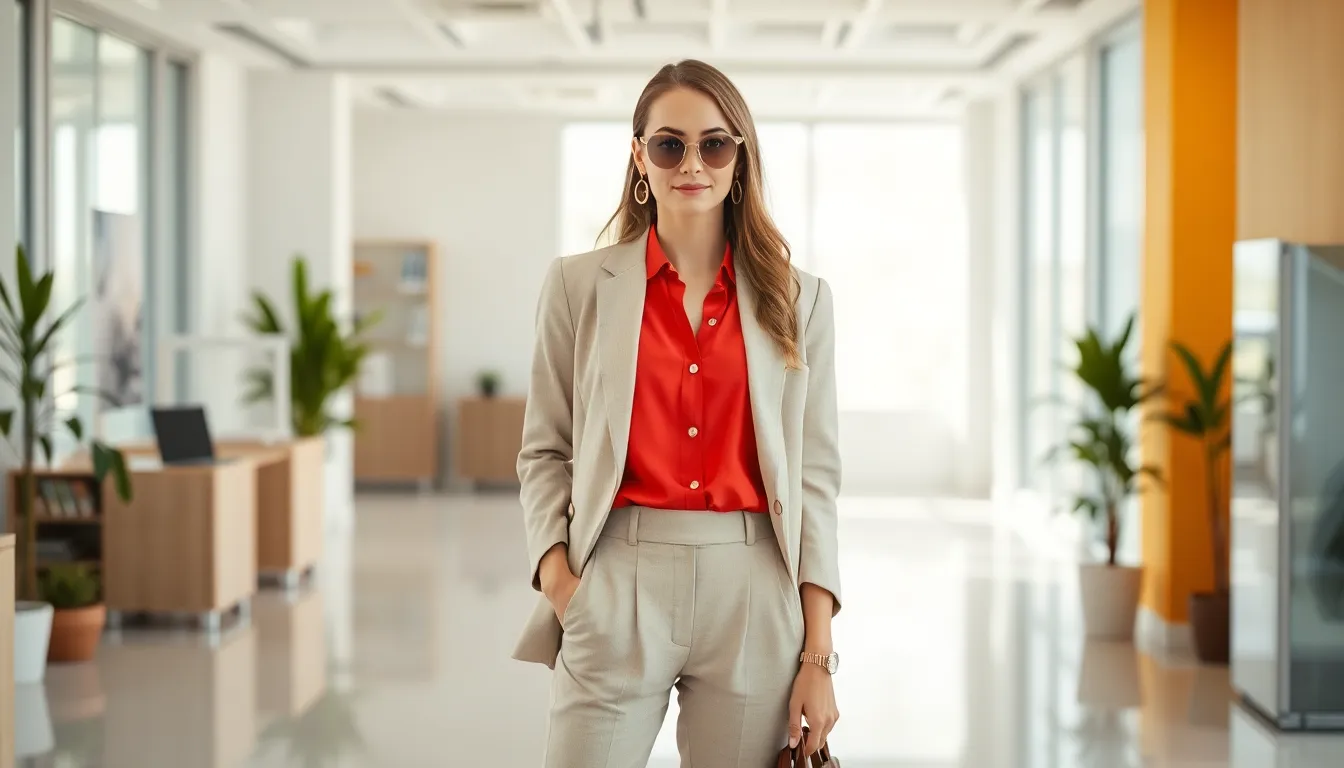 25 Smart Casual Work Outfits for Women This Summer (Stay Cool & Professional) 12 25 Smart Casual Work Outfits for Women This Summer (Stay Cool & Professional) 11