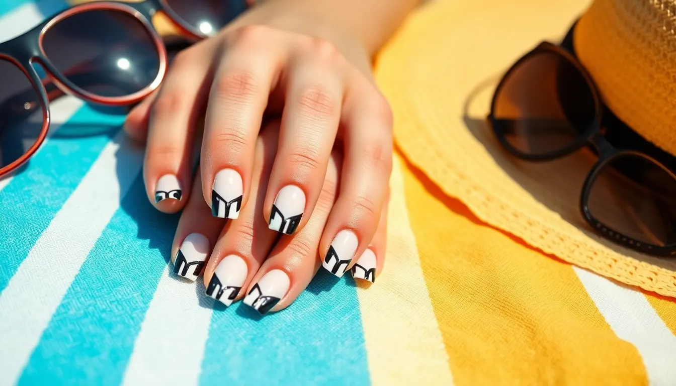 50+ Spring Break Nail Ideas French Tip Designs to Turn Heads This Season 12 50+ Spring Break Nail Ideas French Tip Designs to Turn Heads This Season 11