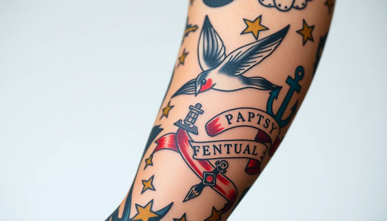 50+ Stunning Tattoo Sleeve Filler Ideas for Women That Complete Your Ink 12 50+ Stunning Tattoo Sleeve Filler Ideas for Women That Complete Your Ink 11