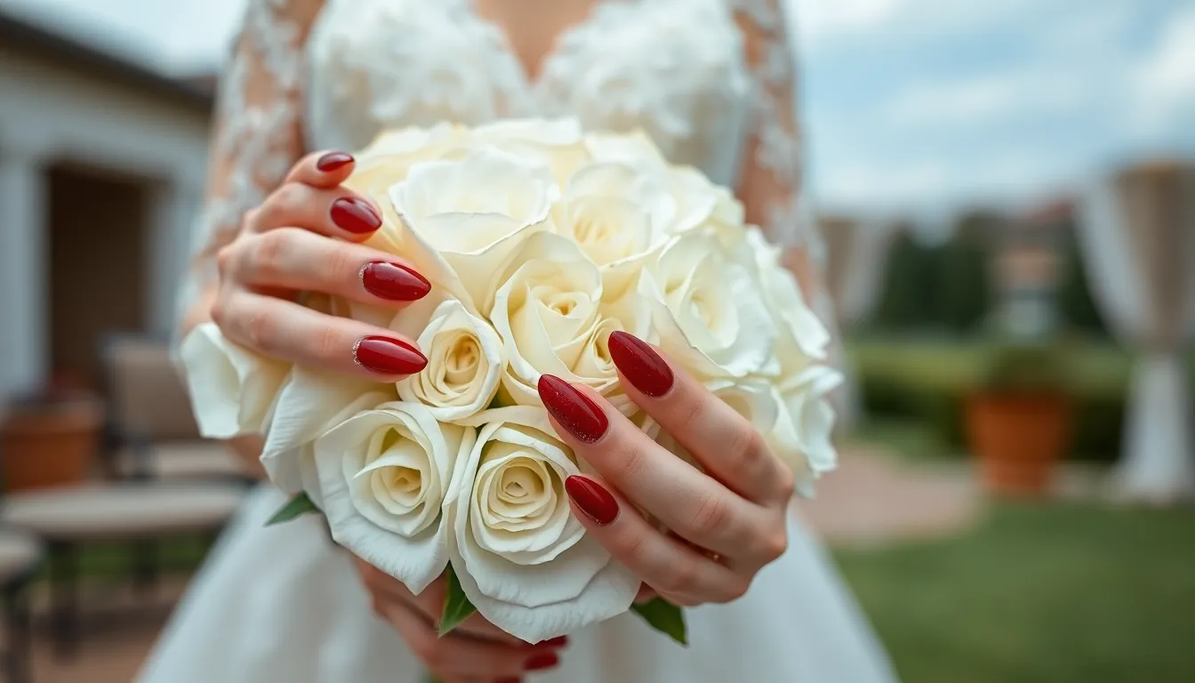 50+ Stunning Wedding Nail Ideas for the Bride: From Classic to Bold Designs 12 50+ Stunning Wedding Nail Ideas for the Bride: From Classic to Bold Designs 11
