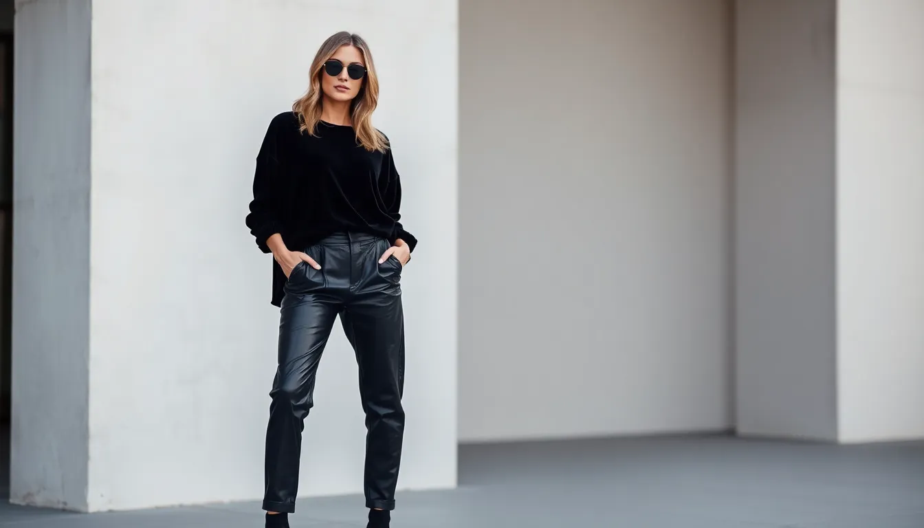 Classy All Black Outfits for Women: 15 Timeless Looks That Command Attention 14 Classy All Black Outfits for Women: 15 Timeless Looks That Command Attention 13