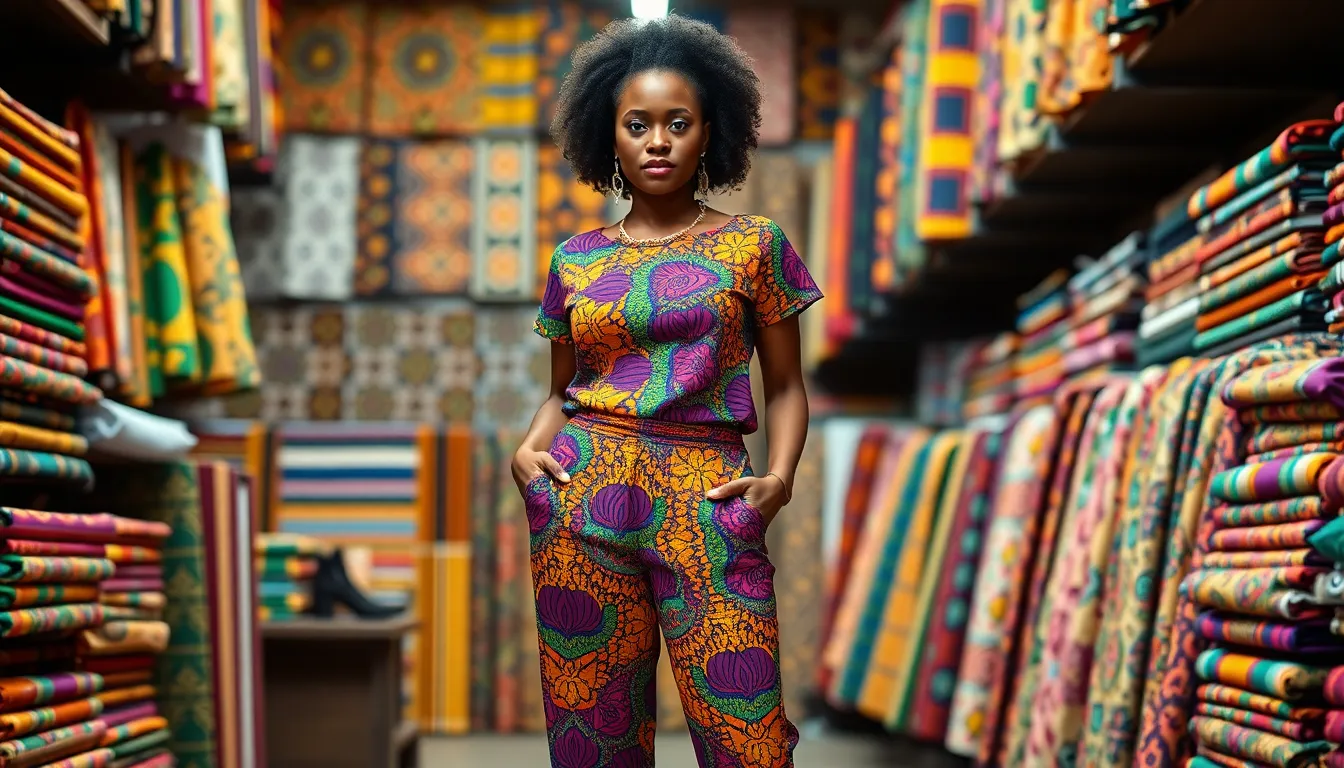 Stunning Ankara Trousers and Top for Ladies: Style Guide + Where to Buy 14 Stunning Ankara Trousers and Top for Ladies: Style Guide + Where to Buy 13
