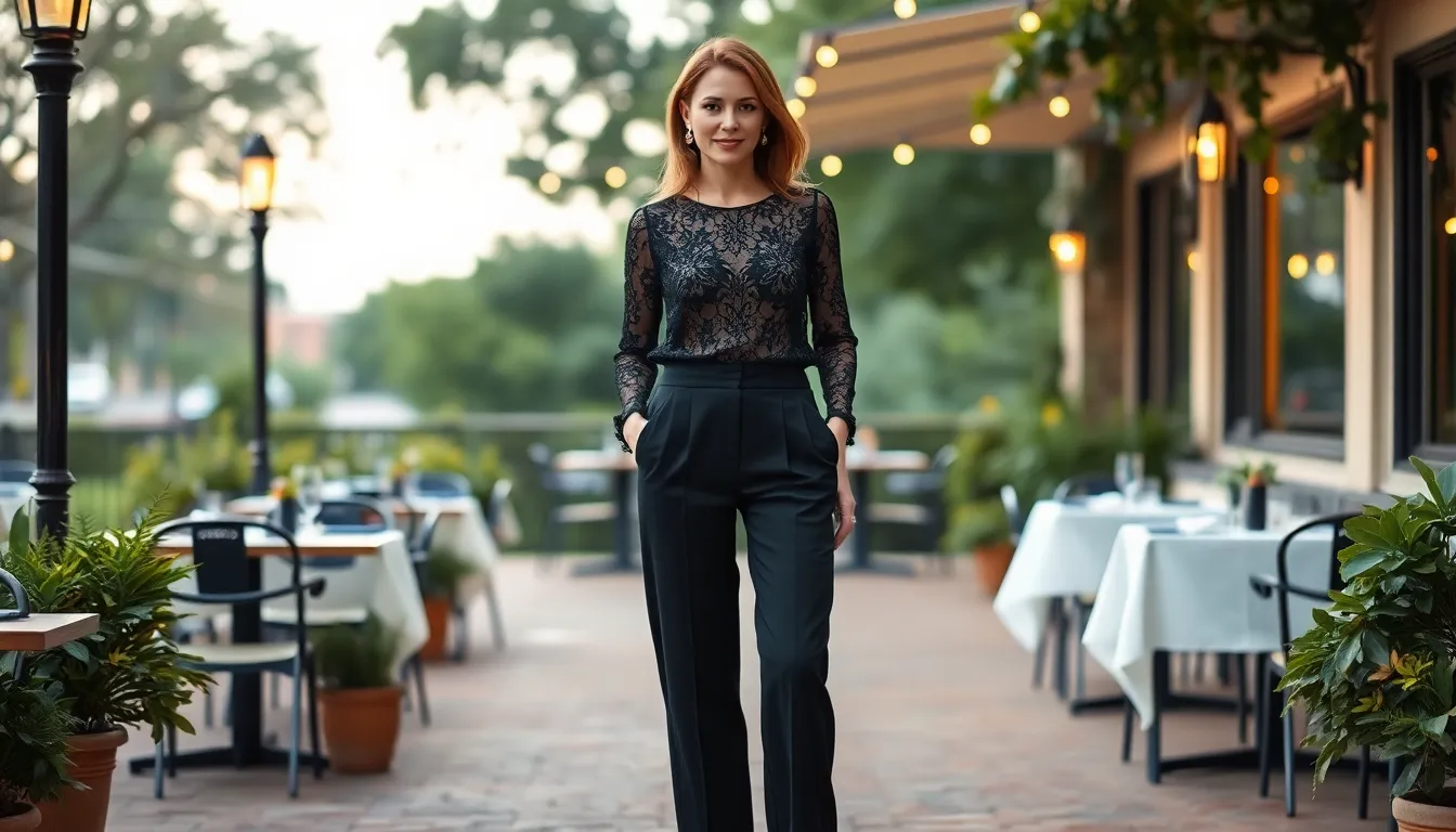 15 Chic Black Wide Leg Pants Outfit Summer Ideas You'll Want to Copy 14 15 Chic Black Wide Leg Pants Outfit Summer Ideas You'll Want to Copy 13