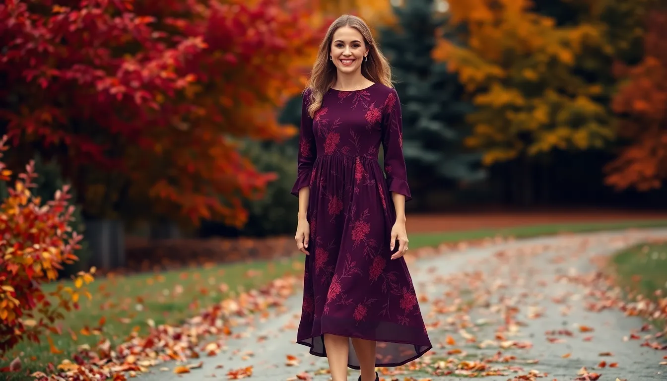 Fall Wedding Guest Dress with Boots: 15 Stylish Outfit Ideas for Autumn Ceremonies 14 Fall Wedding Guest Dress with Boots: 15 Stylish Outfit Ideas for Autumn Ceremonies 13