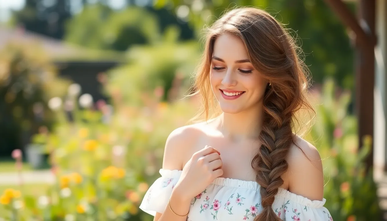 Perfect Hair Styles for Off the Shoulder Dress: 15 Stunning Looks That Flatter 14 Perfect Hair Styles for Off the Shoulder Dress: 15 Stunning Looks That Flatter 13