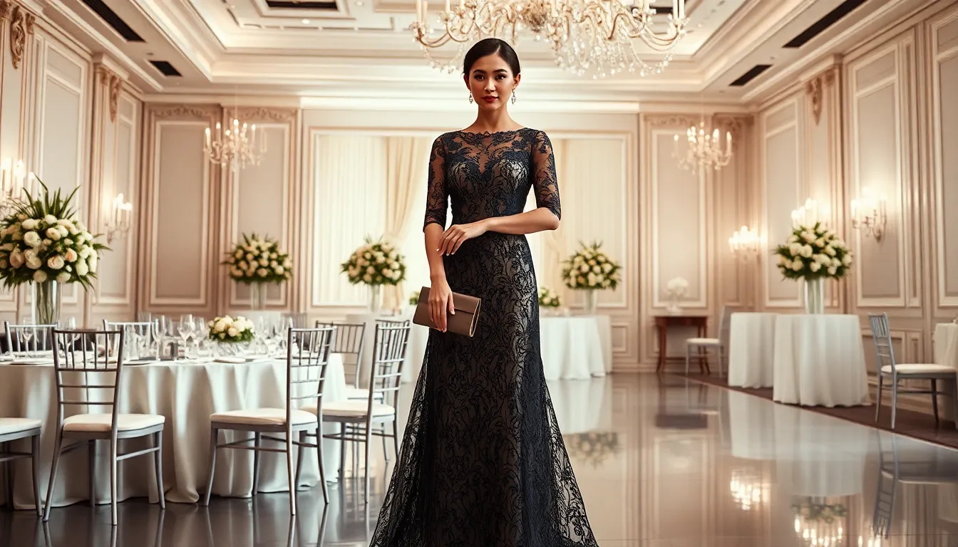 9 Stunning Lace Styles for Wedding Guest Outfits That'll Make You Picture-Perfect 14 9 Stunning Lace Styles for Wedding Guest Outfits That'll Make You Picture-Perfect 13