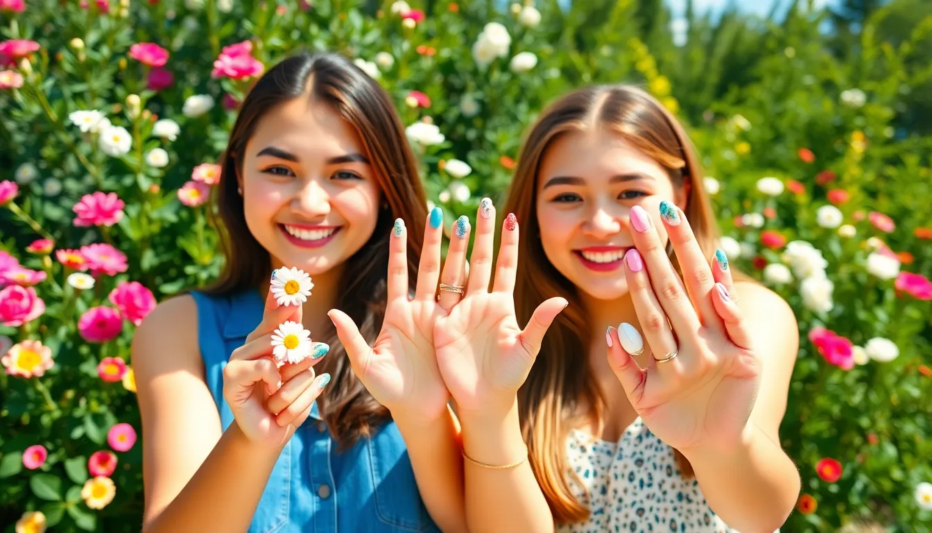 25 Matching Nail Sets for Best Friends That'll Make You Both Look Amazing 14 25 Matching Nail Sets for Best Friends That'll Make You Both Look Amazing 13