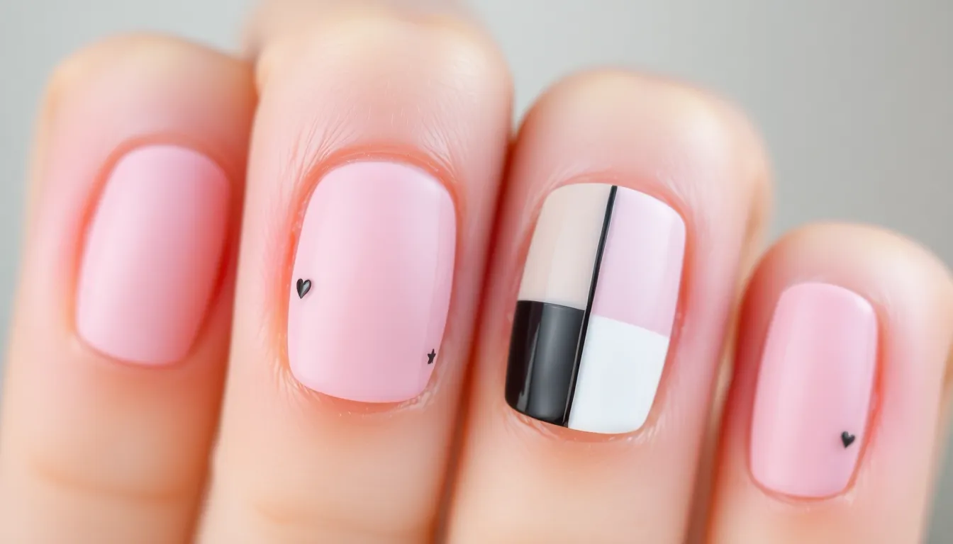 25 Stunning Nail Art Ideas for Short Square Nails That Look Amazing 13