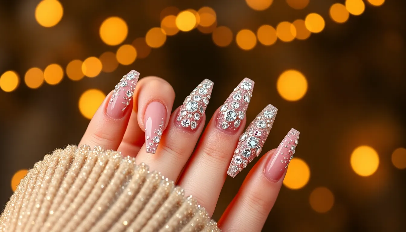 25 Stunning Nail Designs for New Year's Sparkle That'll Make You Shine 14 25 Stunning Nail Designs for New Year's Sparkle That'll Make You Shine 13