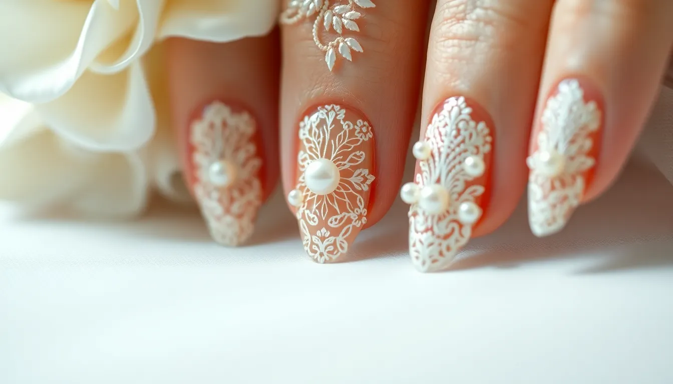 50+ Stunning Wedding Nail Ideas for the Bride: From Classic to Bold Designs 14 50+ Stunning Wedding Nail Ideas for the Bride: From Classic to Bold Designs 13