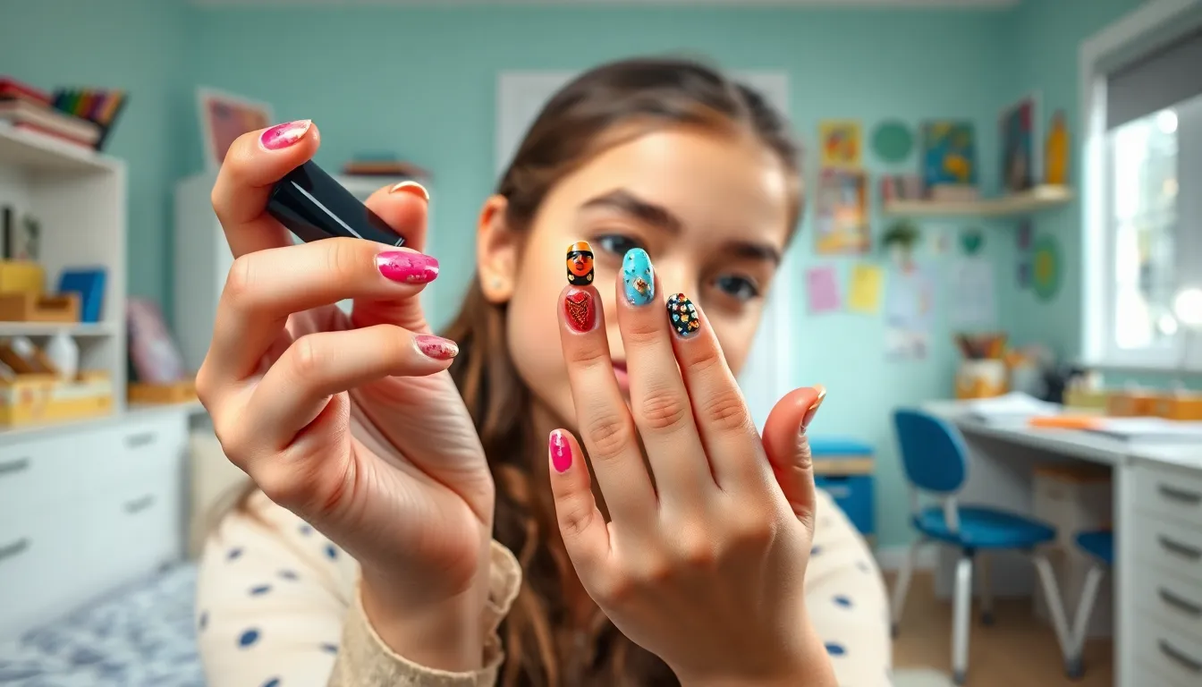25 Cute Back to School Nail Ideas for Teens (Easy DIY Designs!) 16 25 Cute Back to School Nail Ideas for Teens (Easy DIY Designs!) 15