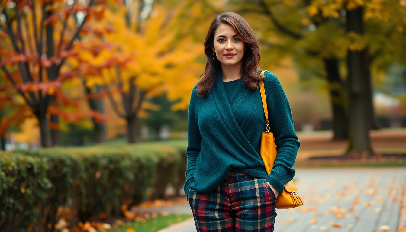 15 Stunning Fall Outfits for Mid Size Women That Actually Flatter Your Curves 16 15 Stunning Fall Outfits for Mid Size Women That Actually Flatter Your Curves 15