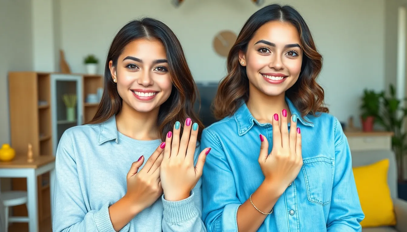 25 Matching Nail Sets for Best Friends That'll Make You Both Look Amazing 16 25 Matching Nail Sets for Best Friends That'll Make You Both Look Amazing 15