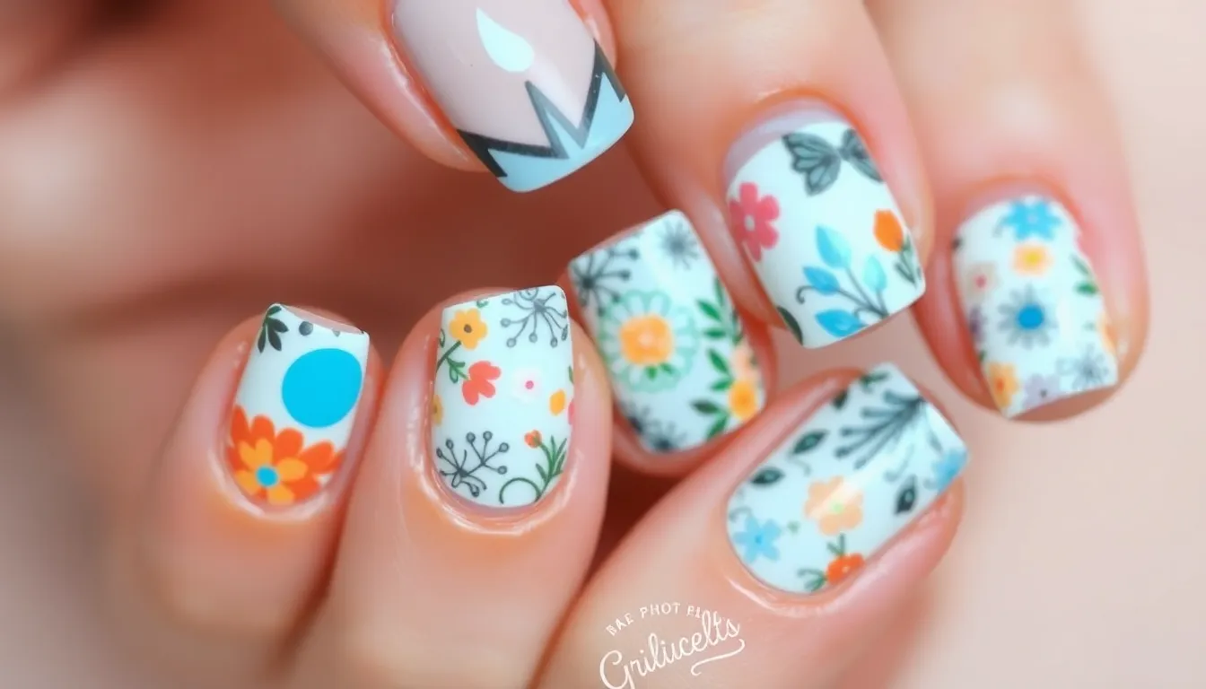 25 Stunning Nail Art Ideas for Short Square Nails That Look Amazing 15