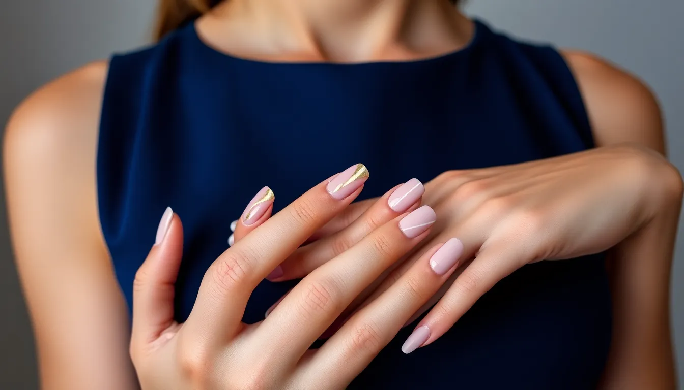 Best Nail Colors for Navy Blue Dress: 15 Perfect Shades That Always Work 16 Best Nail Colors for Navy Blue Dress: 15 Perfect Shades That Always Work 15