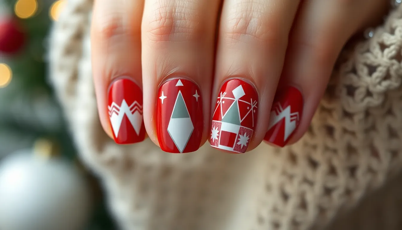 25 Stunning Red and White Christmas Nail Designs You'll Want to Try This Holiday Season 16 25 Stunning Red and White Christmas Nail Designs You'll Want to Try This Holiday Season 15