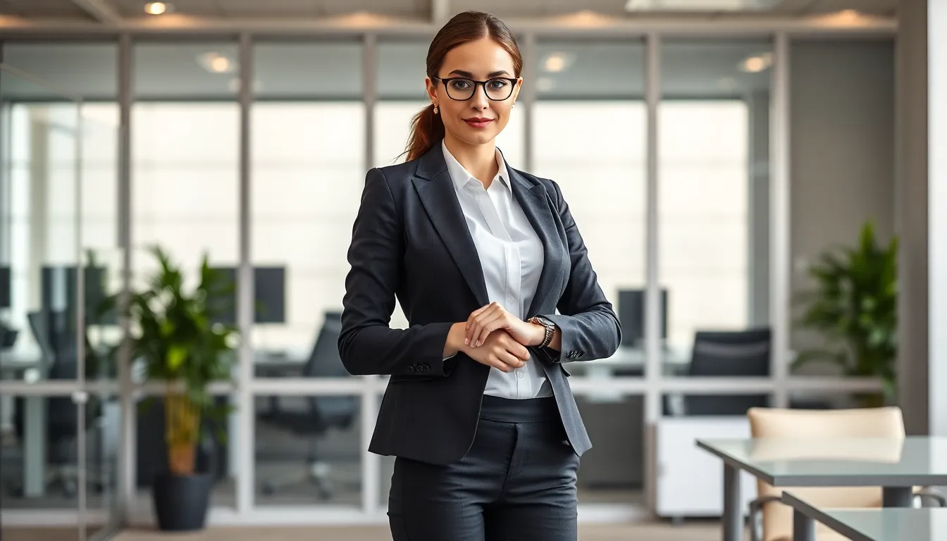 25 Chic Semi Formal Office Outfits for Women That Actually Work in 2025 16 25 Chic Semi Formal Office Outfits for Women That Actually Work in 2025 15