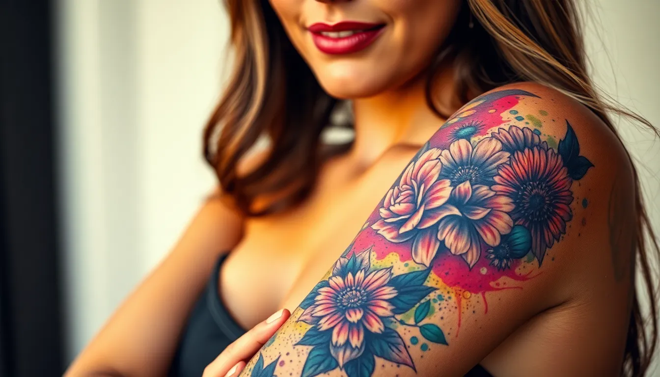 50 Unique Half Sleeve Tattoo Ideas for Women That'll Make You Want Ink 16 50 Unique Half Sleeve Tattoo Ideas for Women That'll Make You Want Ink 15