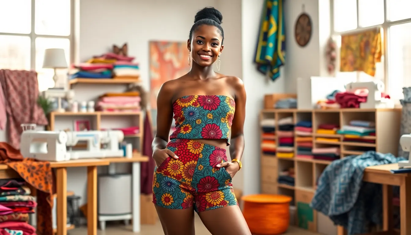 25 Stunning Ankara Shorts and Top Sets for Ladies That'll Turn Heads in 2025 17