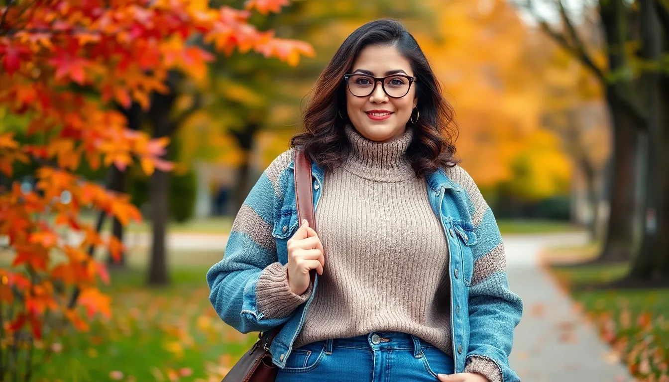 15 Stunning Fall Outfits for Mid Size Women That Actually Flatter Your Curves 18 15 Stunning Fall Outfits for Mid Size Women That Actually Flatter Your Curves 17