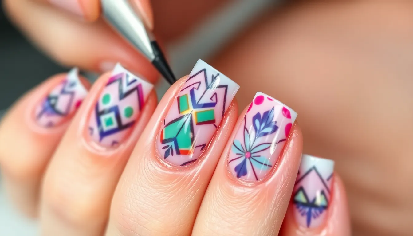 25 Stunning Nail Art Ideas for Short Square Nails That Look Amazing 17