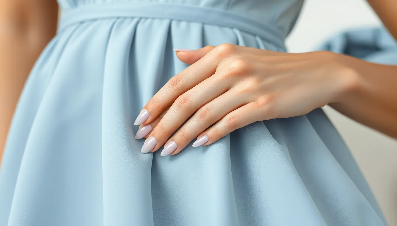 Best Nail Colors for Dusty Blue Dress: 15 Perfect Shades That'll Make You Shine 18 Best Nail Colors for Dusty Blue Dress: 15 Perfect Shades That'll Make You Shine 17