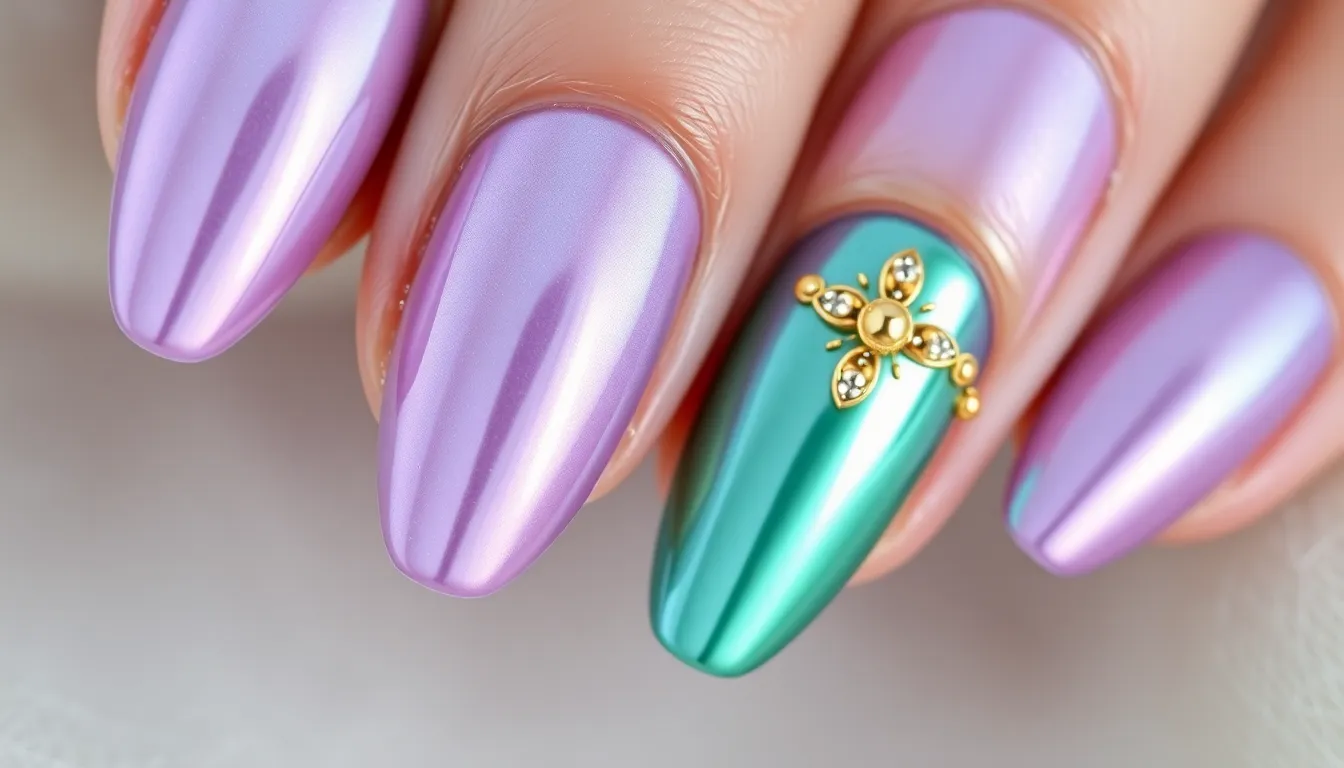 50+ Stunning Nail Designs for Almond Shaped Nails That'll Make You Obsessed 18 50+ Stunning Nail Designs for Almond Shaped Nails That'll Make You Obsessed 17