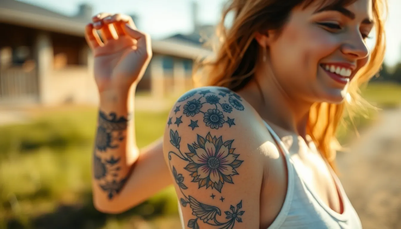 50 Unique Half Sleeve Tattoo Ideas for Women That'll Make You Want Ink 18 50 Unique Half Sleeve Tattoo Ideas for Women That'll Make You Want Ink 17